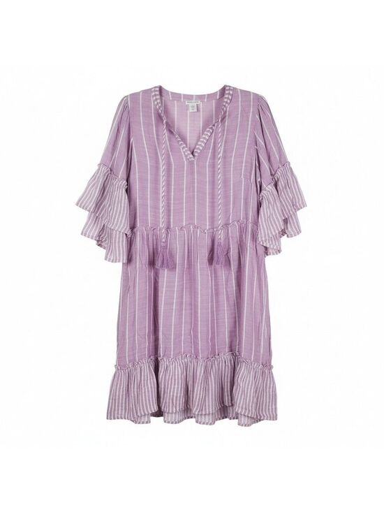tribal jeans Dresses & Skirts - Tribal Jeans Dress Petite Small Women's Boho Ruffle Spring Pastel